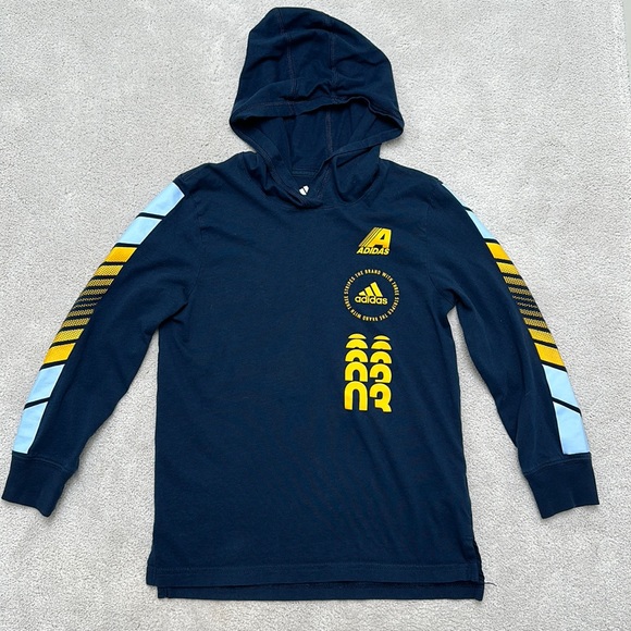 Adidas kids Hooded long sleeve shirt - Picture 1 of 4